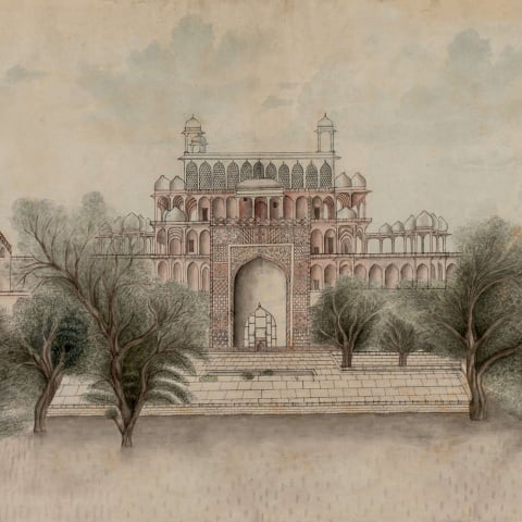 Fototapet, The Temple, Pink, Rebel Walls - Img 2