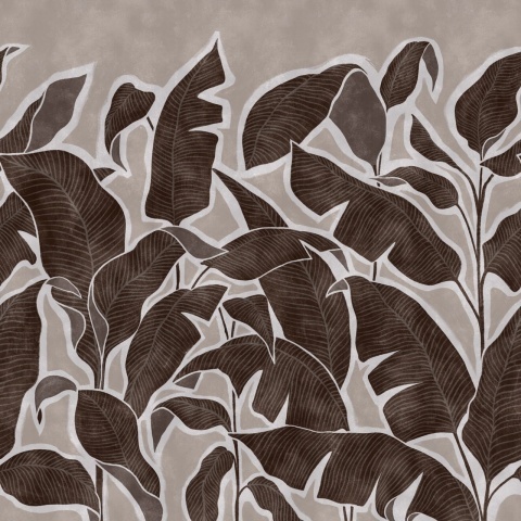 Fototapet, Tropical Breeze, Brown, Rebel Walls - Img 2