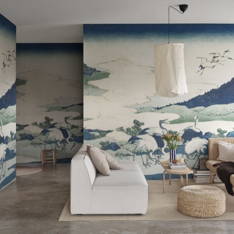 Fototapet, Umezawa Manor in Sagami Province Repeatable, Rebel Walls