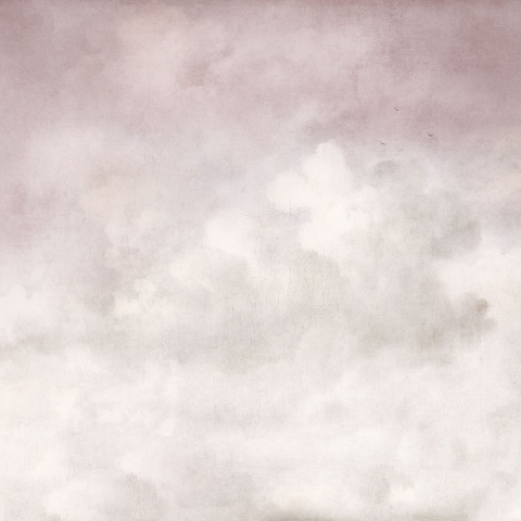 Fototapet, Vintage Clouds, Pink, Rebel Walls - Img 2