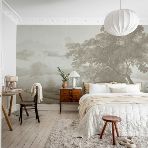 Fototapet, Vintage Tree, Beige, Rebel Walls - Img 3