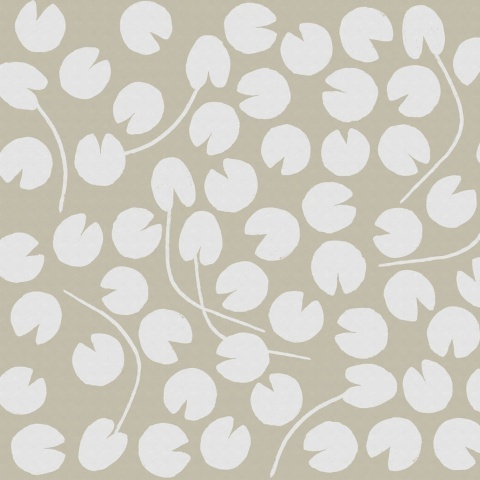 Fototapet, Water Lilies, Beige, Rebel Walls - Img 2