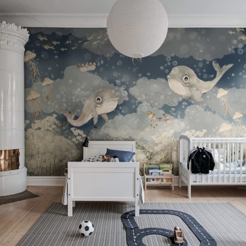 Fototapet, Water Song, Deep Blue, Rebel Walls - Img 7