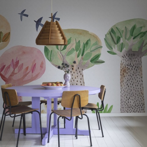 Fototapet, Watercolor Garden, Rebel Walls - Img 4