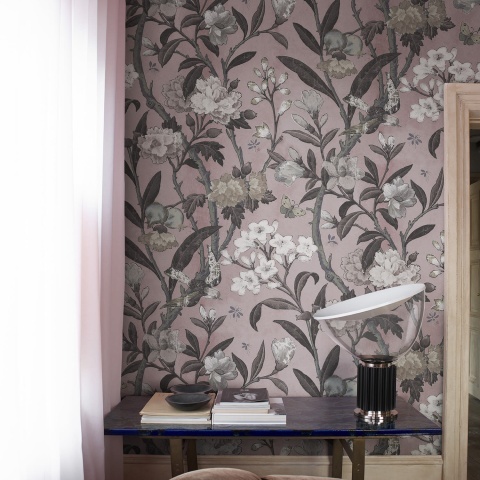 Fototapet, Winding Bloom, Pink, Rebel Walls - Img 3