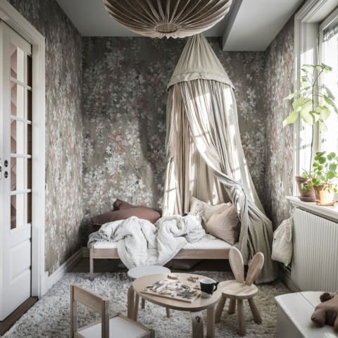 Fototapet, Wisteria Linen, Rebel Walls - Img 3