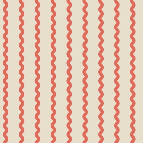 Fototapet, Wobbly Stripe, Red, Rebel Walls - Img 2