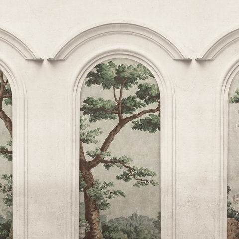 Fototapet, Woodland Arches, Green, Rebel Walls - Img 2