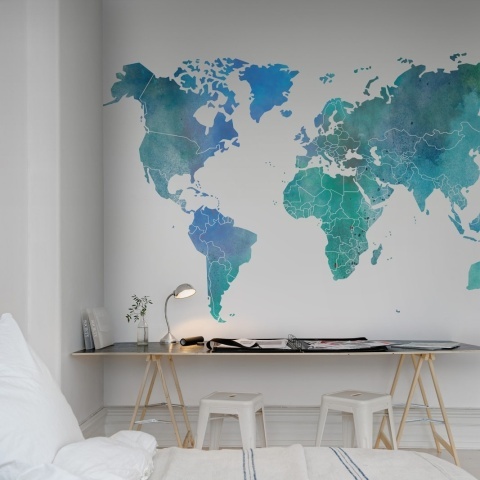 Fototapet, Your Own World, Colour Clouds, Rebel Walls