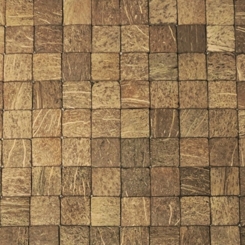 Panou decorativ 3D, Coconut, Ohama Natural, 6 placi 42x42cm, 1.05 mp - Img 2