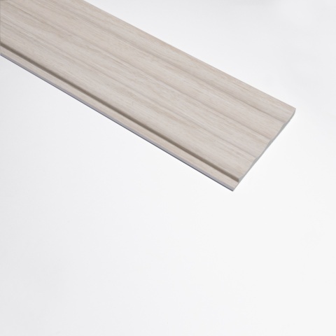 Panou riflaj decorativ 3D Onda, Stejar Alb, 11.2x1.3x270 cm - Img 3
