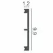 Plinta poliuretan flexibil HCR520F-9.9x1.2x200 cm - Img 2