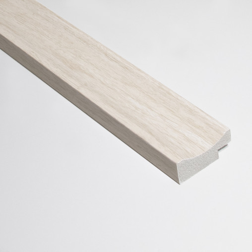 Profil dreapta pentru panou riflat 3D Onda, Stejar Alb, 270x3.2cm, Lamelio