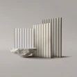 Profil dreapta pentru riflaj decorativ 3D Gresso, Natural Light, 3.2x1.3x270 cm - Img 4