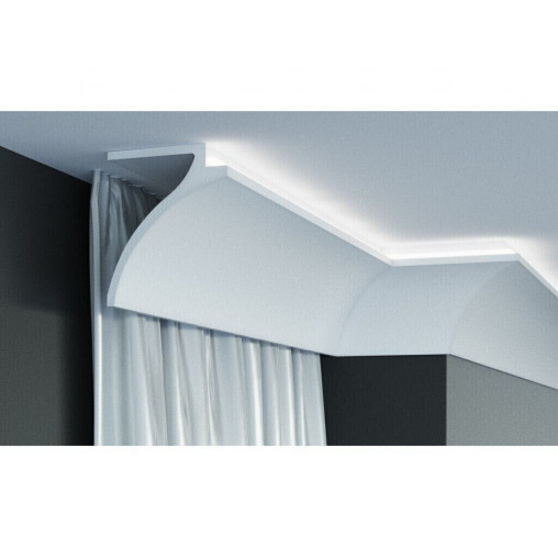 Profil pentru banda LED din poliuretan KF802 - 12x10x200 cm