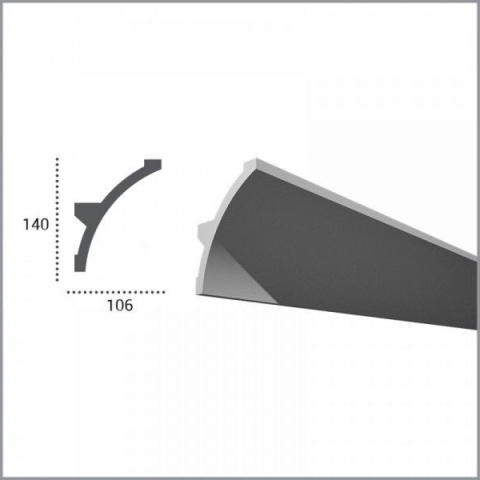 Profil scafa LED KF708 - 14x10.6x200 cm - Img 2