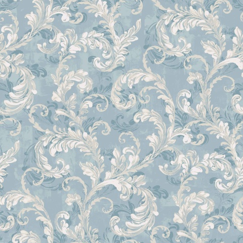Tapet Byzantine Damask, Sapphire, Coordonne, 5mp / rola - Img 2