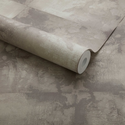 Tapet, Crystalline, Carnelian Brown Luxury Tile, 1838 Wallcoverings, 5.3mp / rola - Img 2