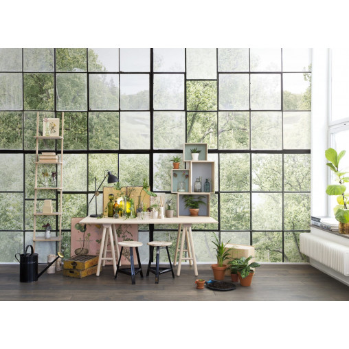Tapet Factory Window, Rebel Walls