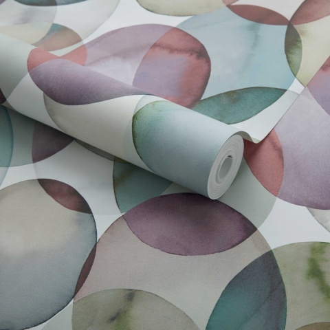 Tapet, Honesty, Peridot Green Luxury Geometric, 1838 Wallcoverings, 5.3mp / rola - Img 2