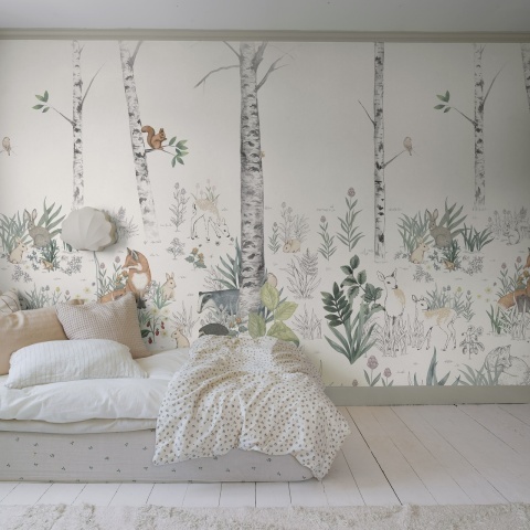 Tapet lavabil, Magic Forest Mural 7481, 1.3mp / rola - Img 4