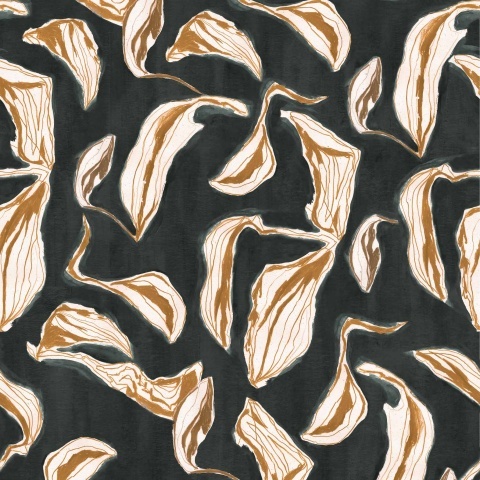 Tapet Moroccan Branches, Black, Coordonne 5mp / rola - Img 2
