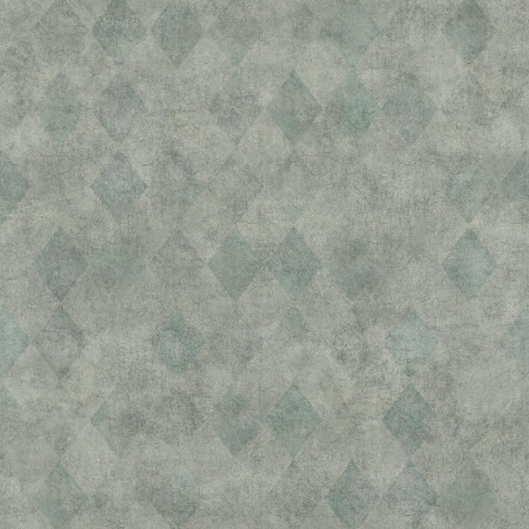 Tapet personalizabil Small Painted Diamonds, Fancy Green, Rebel Walls, 5 mp / rola - Img 2