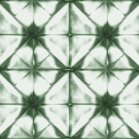 Tapet personalizabil Tie Dye Kaleidoscope, Green, Rebel Walls, 5 mp / rola - Img 2