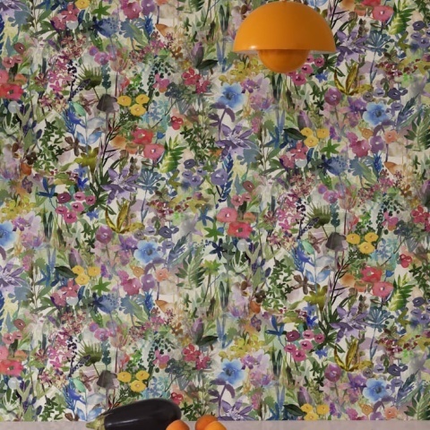 Tapet Poppy Meadow, Rainbow, Rebel Walls - Img 3