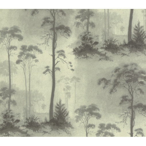 Tapet Prior Park, Grey Luxury Tree, 1838 Wallcoverings, 5.3mp / rola