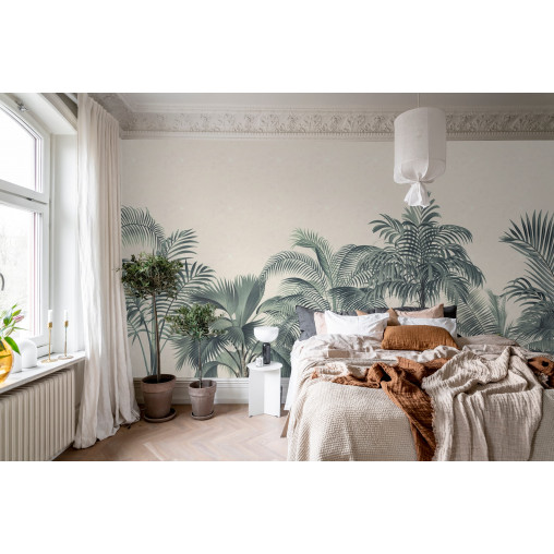 Tapet Retro Jungle, Turquoise, Rebel Walls