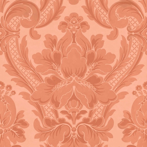 Tapet Venetian Damask, Peach, Coordonne, 5mp / rola - Img 2