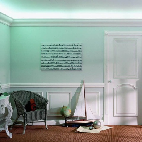 Ancadrament decorativ pentru usa din poliuretan D491 - 9.5x2.1x200 cm - Img 4