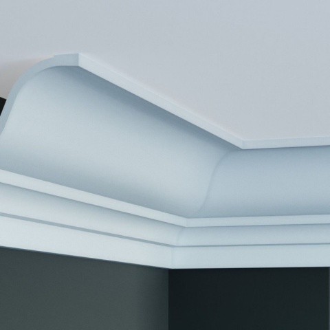Cornisa poliuretan flexibil P811F - 14x13.7x200 cm - Img 3