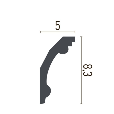Cornisa poliuretan P857 - 5x8.3x200 cm - Img 2