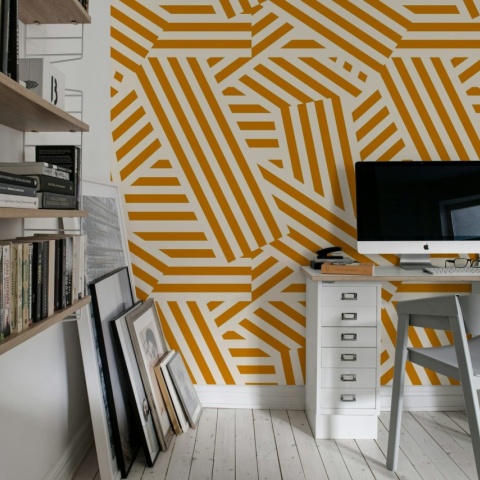 Fototapet, Abstract Stripes, Toffee &amp; Cream, Rebel Walls - Img 3