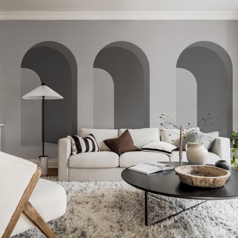 Fototapet, Arch, Grey, Rebel Walls