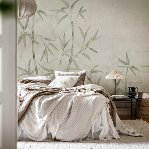 Fototapet, Bamboo Horizon, Green, Rebel Walls - Img 3