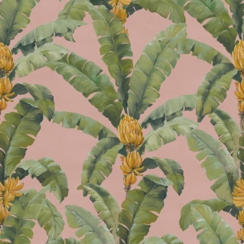 Fototapet, Banana Leaf, Pink, Rebel Walls - Img 2
