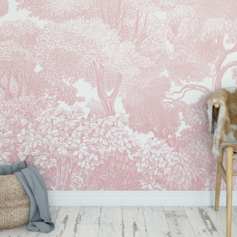 Fototapet, Bellewood, Pink, Rebel Walls - Img 7