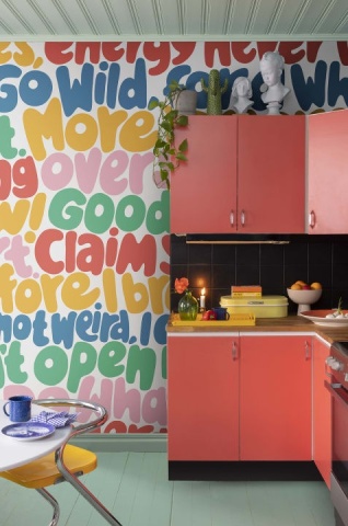 Fototapet, Blah Blah Blah, Rainbow, Rebel Walls - Img 6