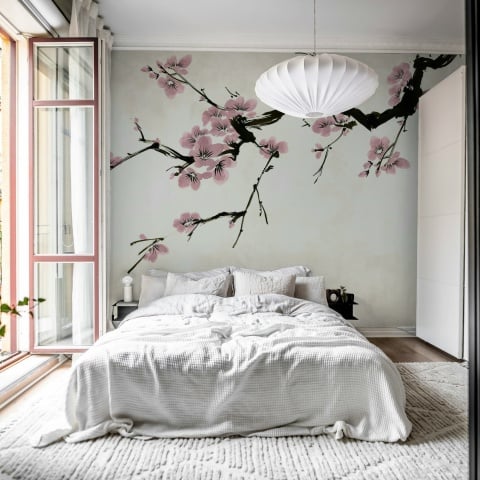 Fototapet, Blush of Spring, Pink, Rebel Walls - Img 3