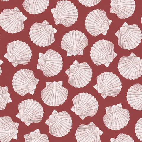 Fototapet, Bold Shell, Red, Rebel Walls - Img 2