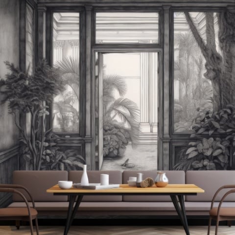 Fototapet Botanic Constructeur Patio Rêve CP106 - Img 2
