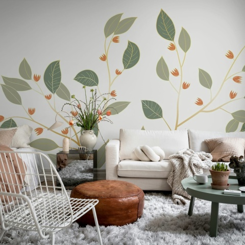 Fototapet, Botanic Foliage, Spring, Rebel Walls