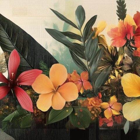 Fototapet Botanic Vegetal Fleuron Rêve VF204