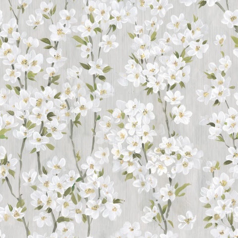 Fototapet, Cherry Blossom Tree, White, Rebel Walls - Img 2