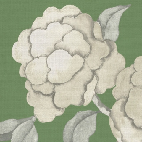 Fototapet, Chinoiserie Botanica, Green, Rebel Walls - Img 4