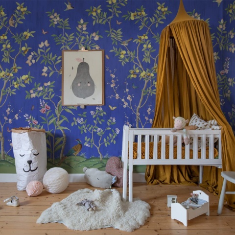 Fototapet, Chinoiserie Chic, Cobalt, Rebel Walls - Img 5