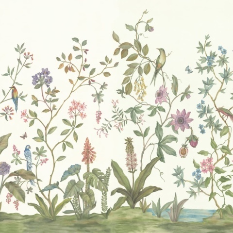 Fototapet, Chinoiserie, White, Rebel Walls - Img 2